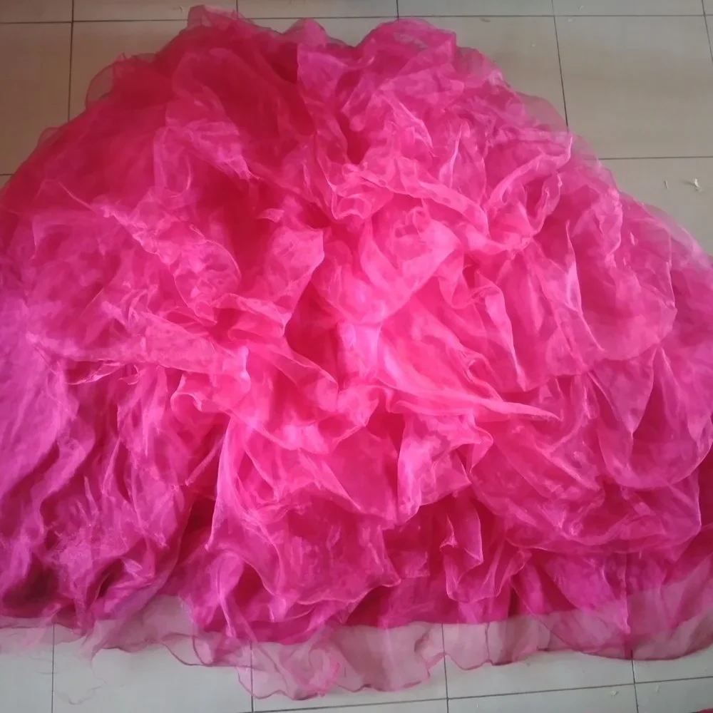 PINK QUINCEANERA DRESS - Picture 6 of 8
